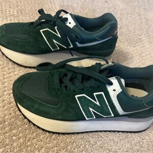 New Balance Women’s RareGreen Suede Sneakers